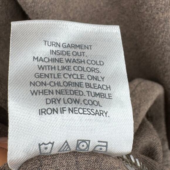 Member's Mark Camden sweater shirt men's XL button front long sleeve brown NEW - Picture 8 of 9